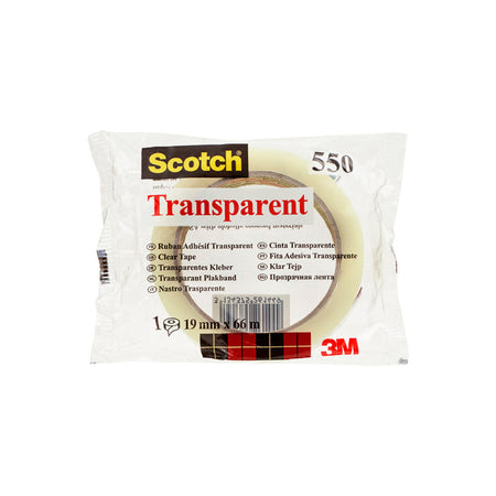 Scotch - Plakband 550 19mmx66m transparent | 8 Stück