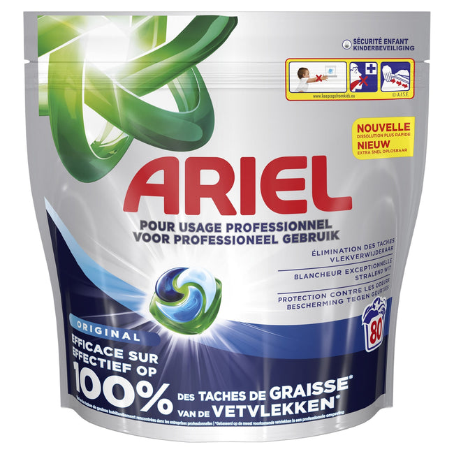 Ariel -  Wasmiddel  prof all-one regular 80 pods