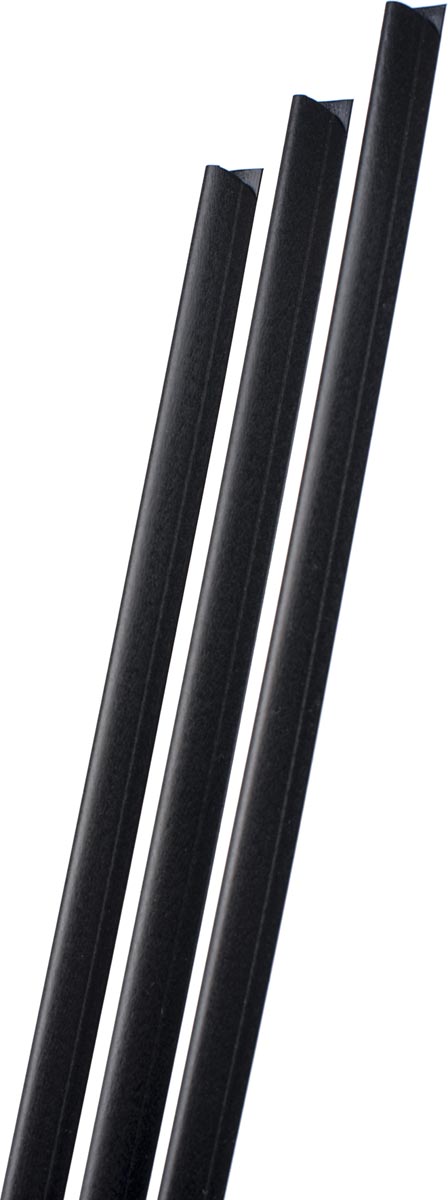 Pavo - Klemmleisten, Packung à 100 Stück, 3 mm, schwarz
