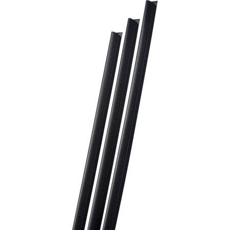 Pavo - Klemmleisten, Packung à 100 Stück, 6 mm, schwarz