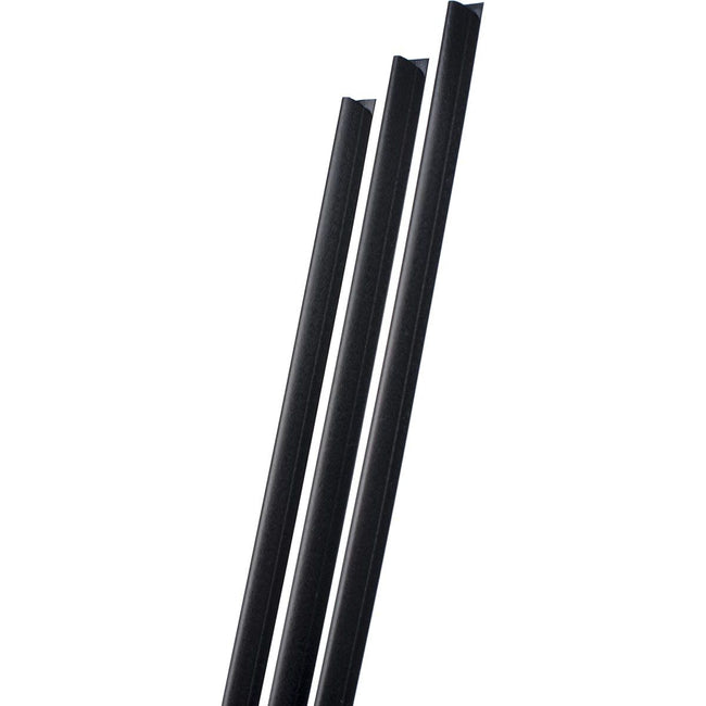 Pavo - Klemmleisten, Packung à 100 Stück, 6 mm, schwarz
