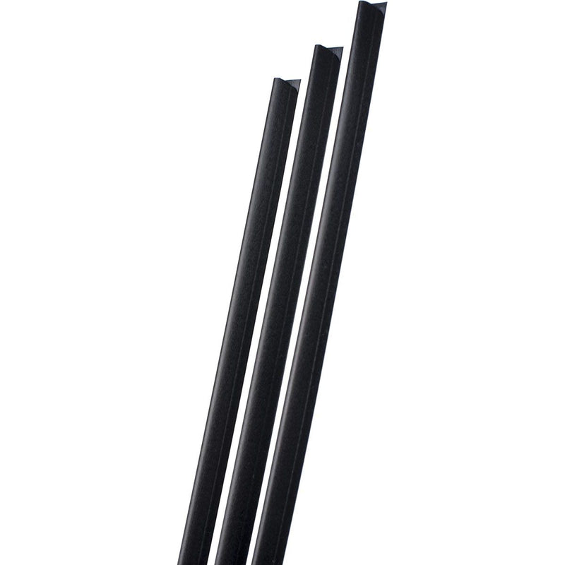 Pavo - Klemmleisten, Packung à 100 Stück, 6 mm, schwarz