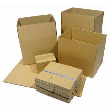 Klika - Versandkarton, einwellig, 3 mm, braun, ft 150 x 110 x 110 mm