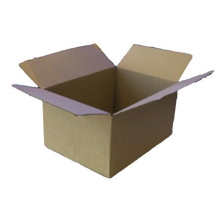 Klika - Versandkarton, einwellig, 3 mm, braun, ft 430 x 310 x 220 mm