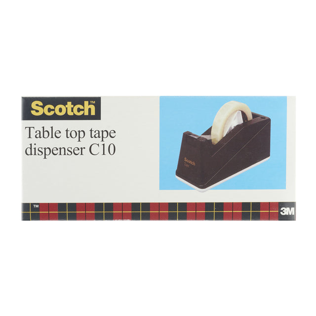 Scotch - Klebebandhalter C10 beschwert schwarz | 6 Stück