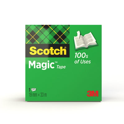 Scotch - Klebeband Magic 810 19mmx33m unsichtbar matt | 12 Stück