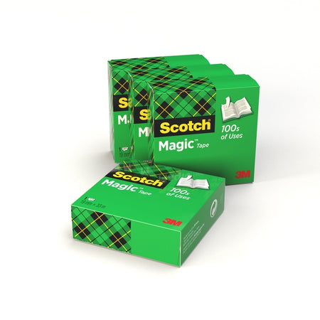 Scotch - Klebeband Magic 810 19mmx33m unsichtbar transparent 4 Rollen