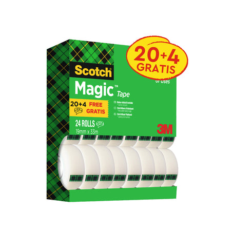 Scotch - Klebeband Magic 810 19mmx33m matt 20+4 | 2 Stk