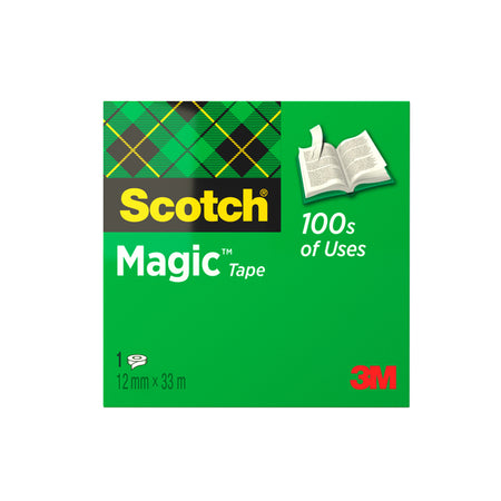 Scotch - Klebeband Magic 810 12mmx33m unsichtbar matt | 12 Stück