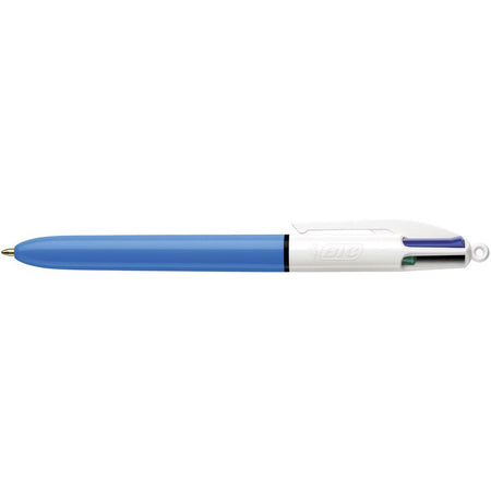 Bic - Kugelschreiber 4 Farben mittelhellblau