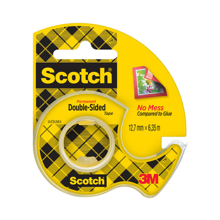 Scotch - Klebeband 3m 12mmx6,3m mit Halter 2z | 12 Stück