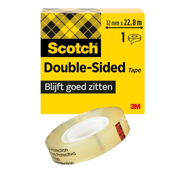 Scotch - Klebeband 665 12mmx22,8m doppelseitig | 12 Stück