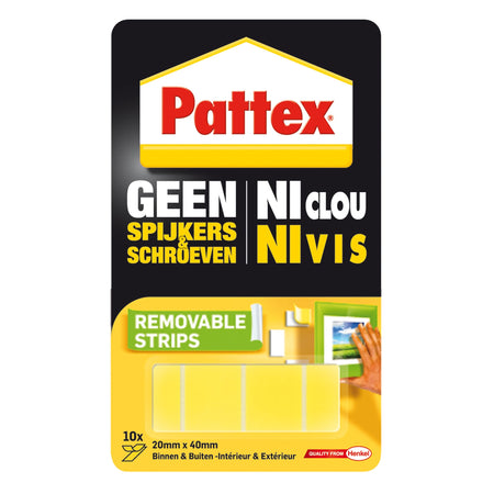 Pattex - Super Montagestreifen 2kg abnehmbar 10 Stück