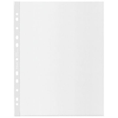 Esselte – Premium-perforierte Ausstellungstasche, 100 % recycelt, ft A4 Maxi, 100 Mikron, Packung mit 100 Stück