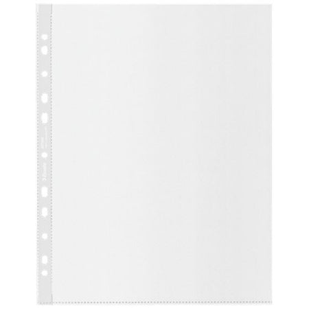 Esselte – Premium-perforierte Ausstellungstasche, 100 % recycelt, ft A4 Maxi, 100 Mikron, Packung mit 100 Stück