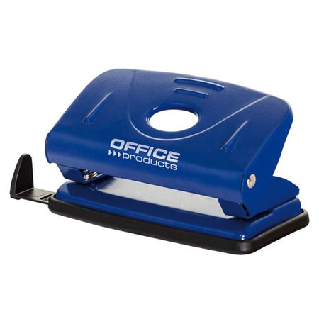 OFFICE products -   perforator, 12 blad, in metaal, blauw
