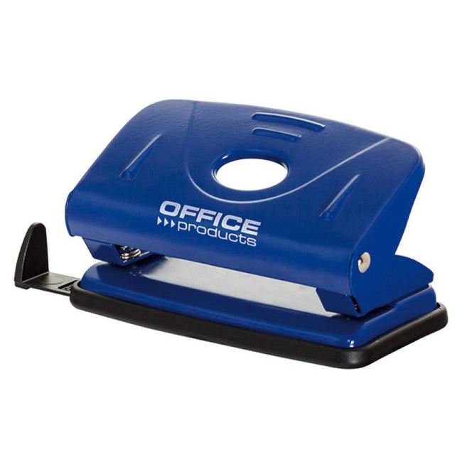 OFFICE products -   perforator, 12 blad, in metaal, blauw