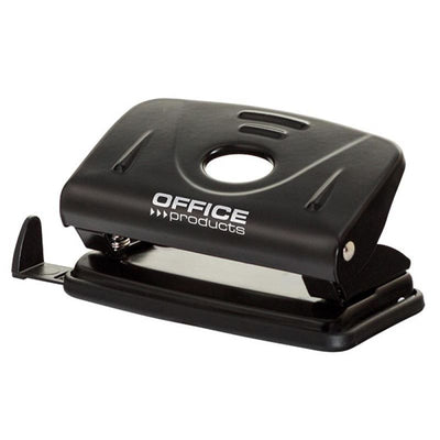 OFFICE products -   perforator, 12 blad, in metaal, zwart