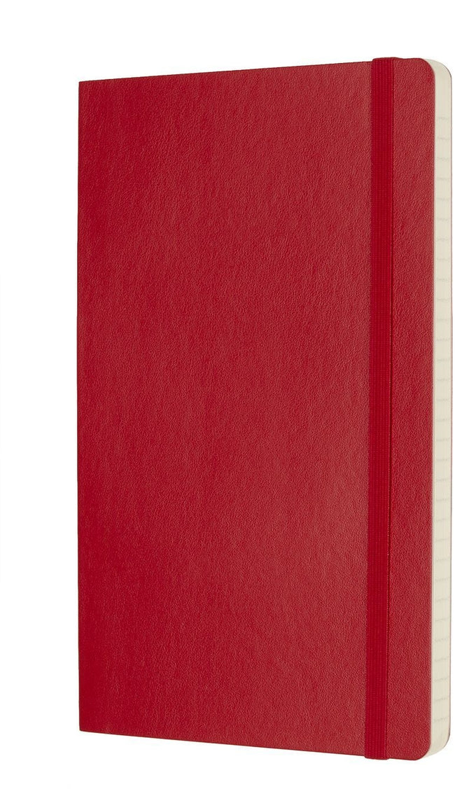 Moleskine -  Notitieboek  l 130x210mm lijn sc scarl rd