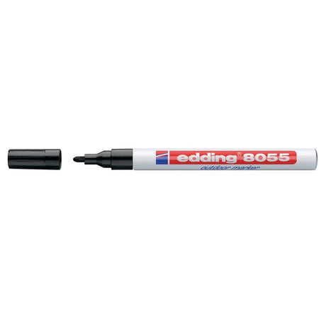 Edding - Filzstift 8055 Outdoor 1-2mm schwarz Blister à 1 Stück