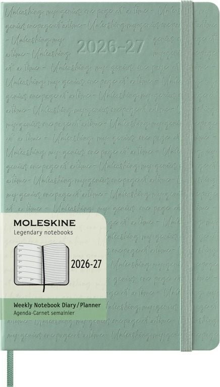 Moleskine -  Agenda 2027 msk plan week large hc sage green