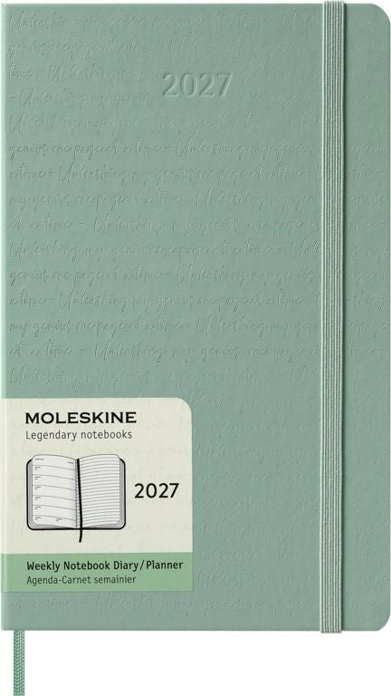 Moleskine -  Agenda 2027 msk plan week large hc sage green