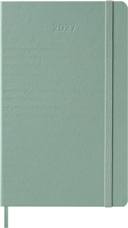 Moleskine -  Agenda 2027 msk plan week large hc sage green