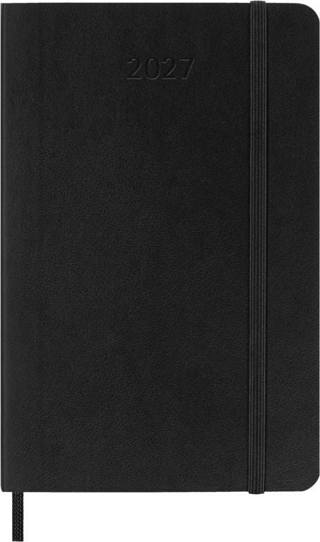 Moleskine -  Agenda 2027 msk plan week pocket sc black