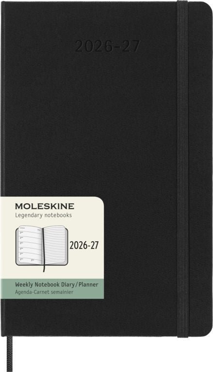 Moleskine -  Agenda 2027 msk plan week large hc black