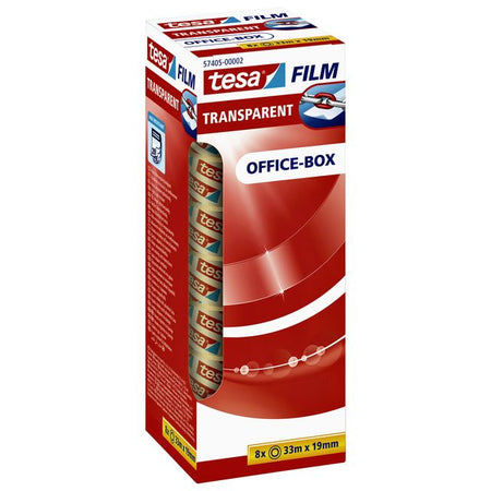 Tesa - Klebebandfolie® 33mx19mm transparent 8 Rollen