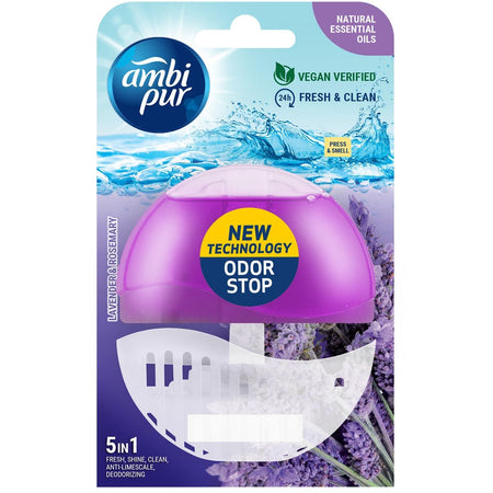 Ambi Pur - Toilettenblock 5 in 1, Lavendel und Rosmarin