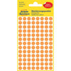 Avery Zweckform - Etikett Zweckform 3178 rund 8mm orange 416 Etiketten | 10 Stück