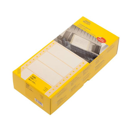 Avery Zweckform - Etikett Zweckform 5101 88,9x23mm 1-bahnig weiß 6000 Stück