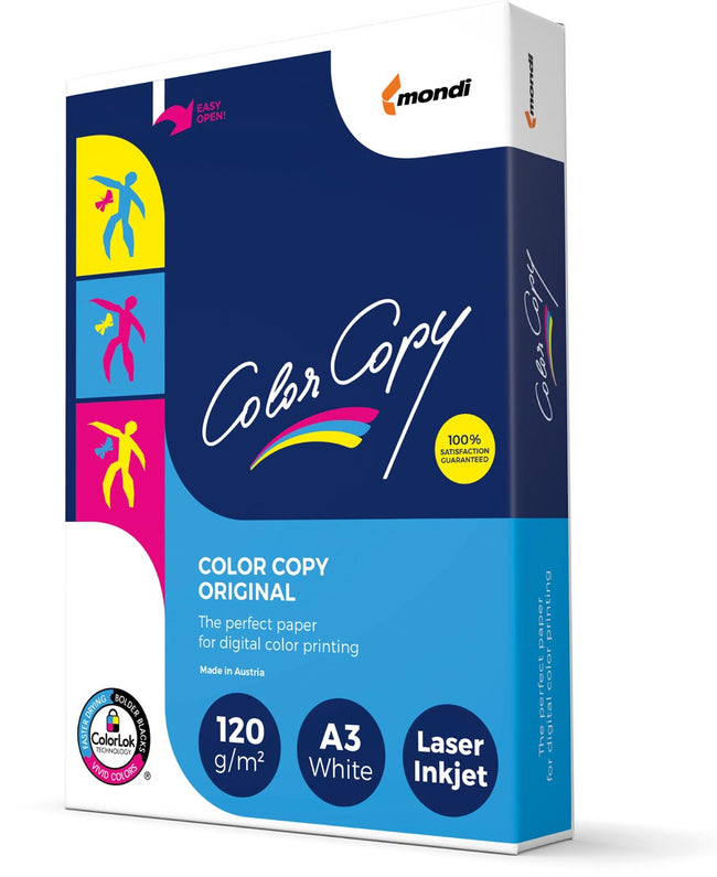 Farbkopie - Laserpapier A3 120gr weiß 250 Blatt