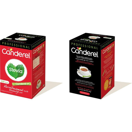 Canderel - Stevia 250 Sticks, 250 x 1,1 gr Stick