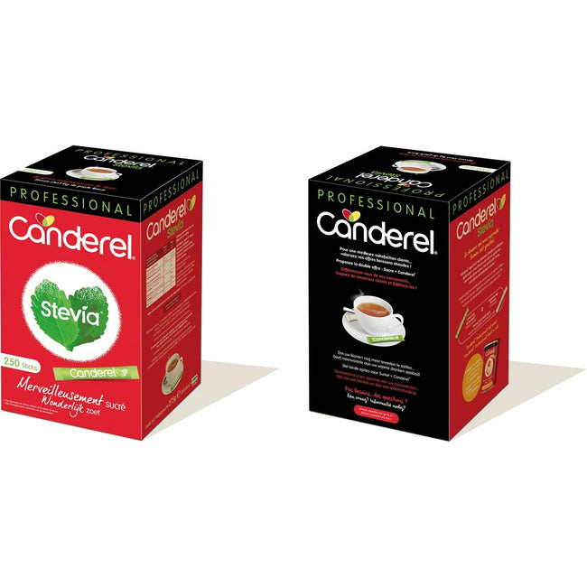 Canderel - Stevia 250 Sticks, 250 x 1,1 gr Stick