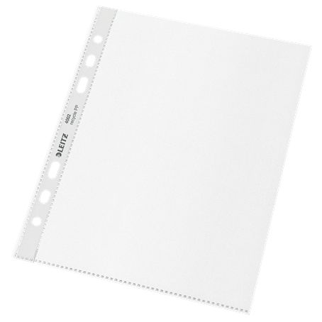 Leitz - Showtasche Recycle 100µ 6-Loch PP A5 transparent 25 Stück