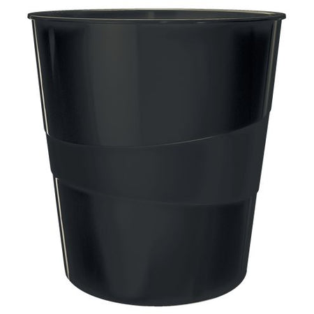 Leitz - Papierkorb WOW 15 Liter schwarz