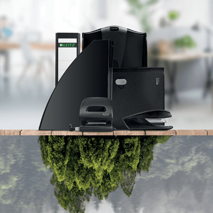 Leitz - NeXXt Recycle Locher 30 Blatt schwarz