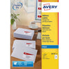 Avery - J8159-10 Adressetiketten ft 63,5 x 33,9 mm (B x H), 240 Etiketten, weiß