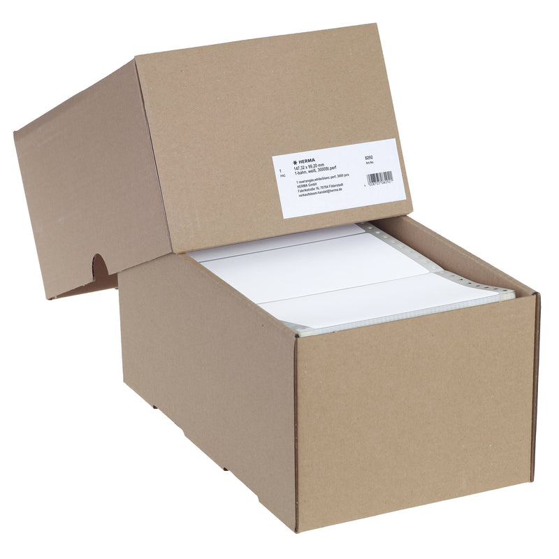 HERMA - Etikett 8292 147,3x99,2mm 1-bahnig weiß 3000 Stück