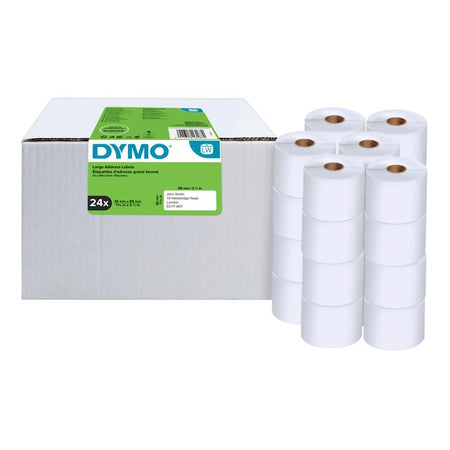 Dymo - Label LabelWriter Adressierung 36x89mm 24 Rollen à 260 Stück weiß