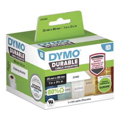 DYMO - Etikettendrucker Industrie 25x89 2 Stück weiß