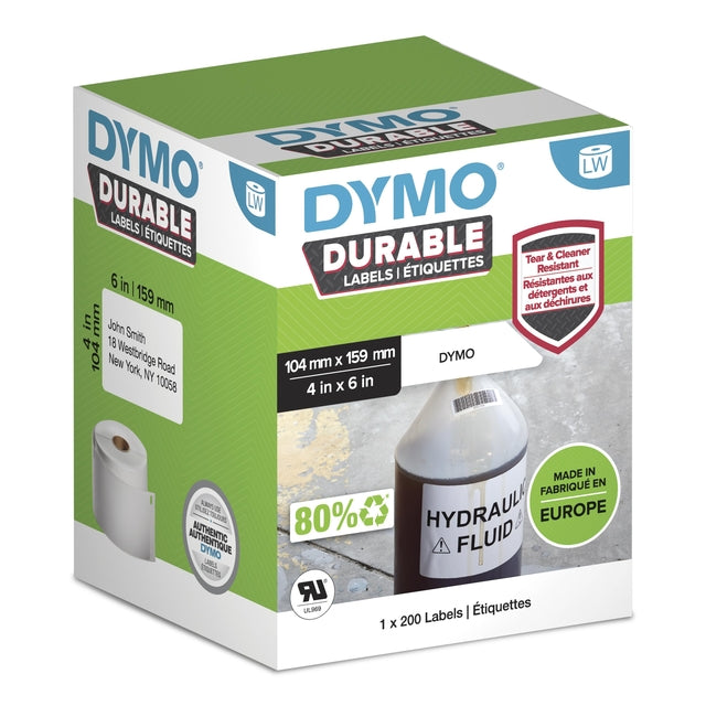 Dymo - Etikettendrucker Industrial 104x159 weiß