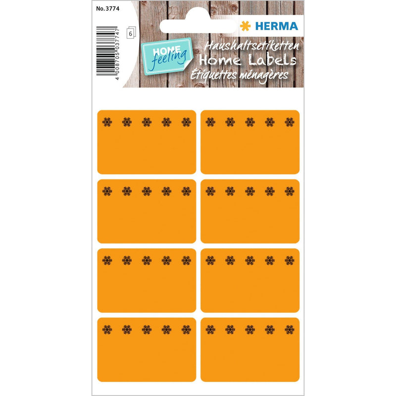 HERMA - Etikett 3774 26x40mm gefrorenes Orange 48 Stück