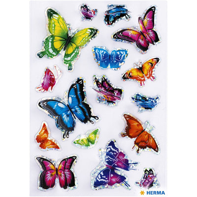 HERMA - Etikett 15515 Schmetterling mit 3D-Flügeleffekt