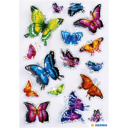 HERMA - Etikett 15515 Schmetterling mit 3D-Flügeleffekt