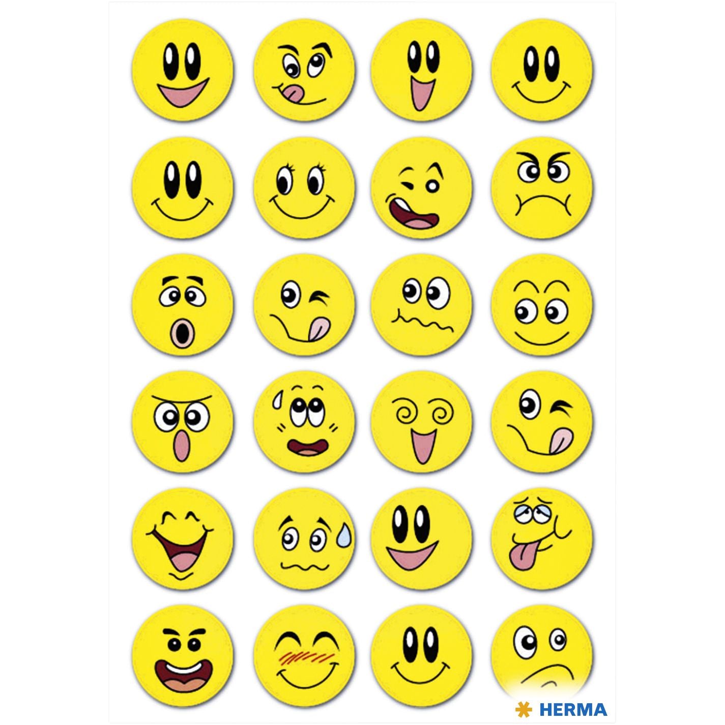 HERMA - Etikett 3657 Smiley mit Wackeleffekt | 10 Stück