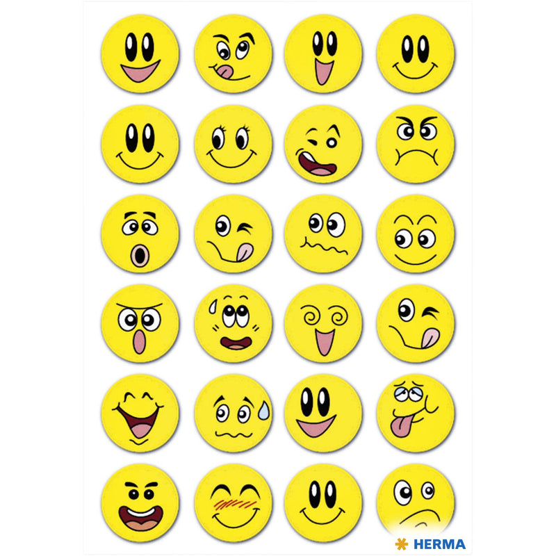 HERMA - Etikett 3657 Smiley mit Wackeleffekt | 10 Stück