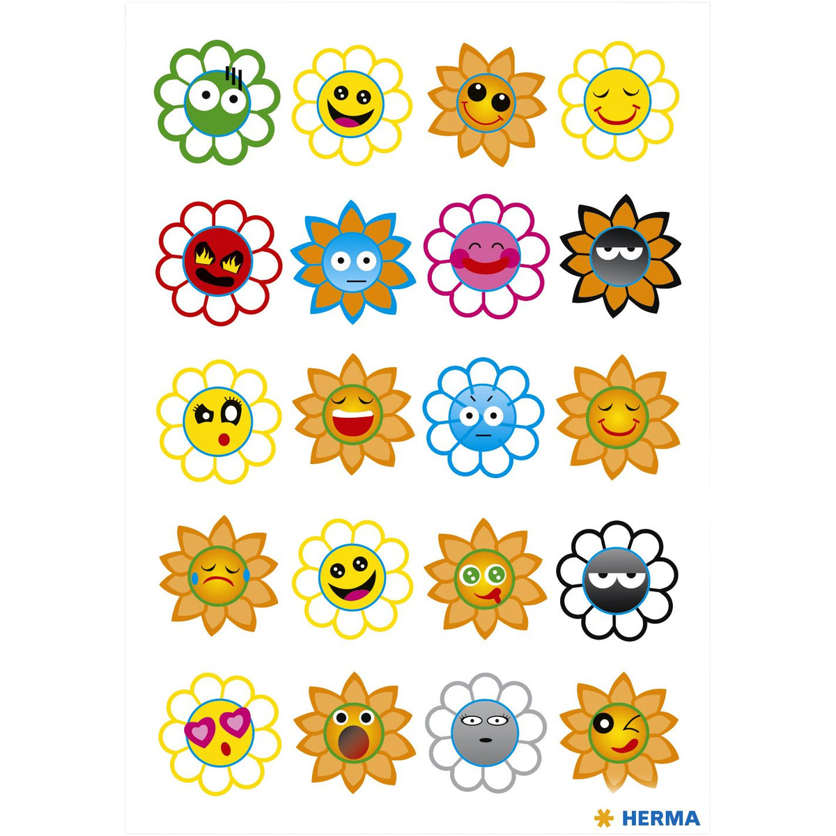 HERMA - Label 3668 Crazy Sun Puffy